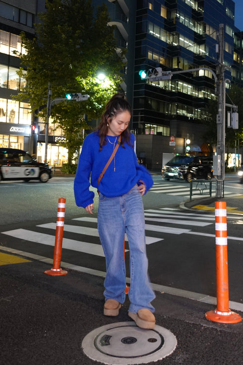 ルーズストレートデニム